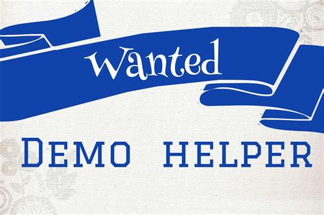 demo wanted